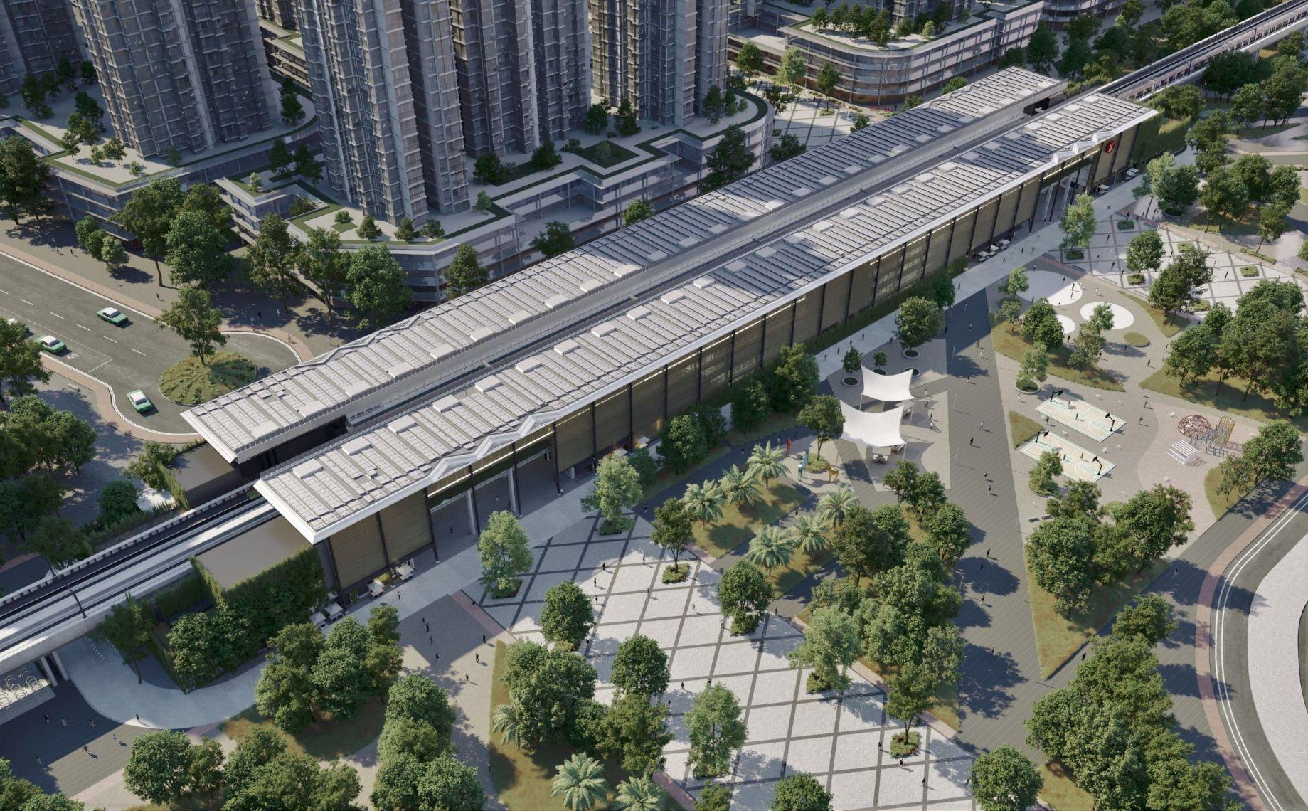 車站屋頂加設太陽能板