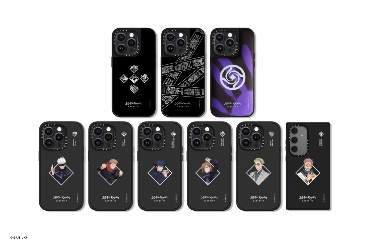 CASETiFY 咒術迴戰聯乘推手機殼/耳機保護殼 1月31日全球發售