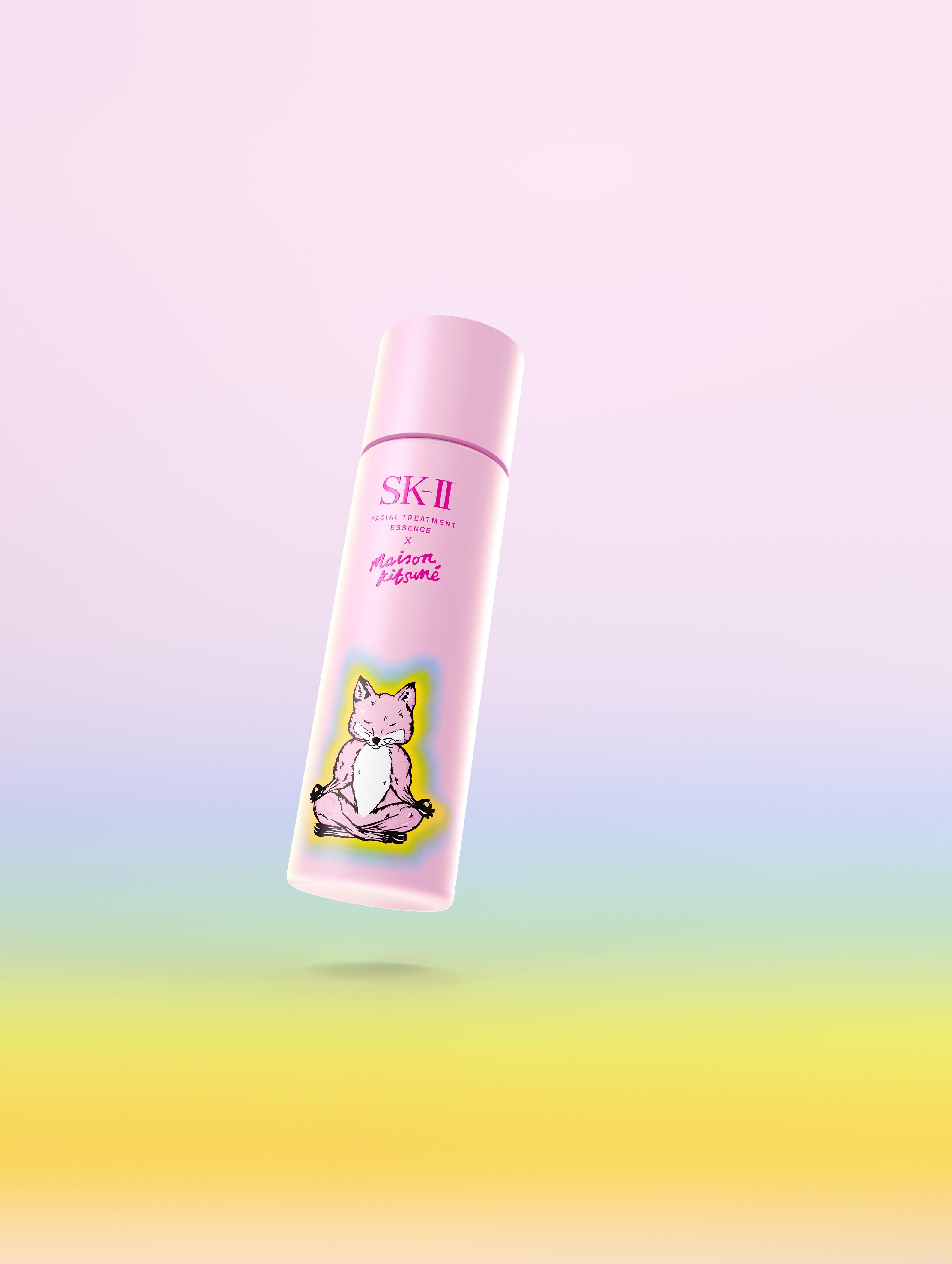 龍年2024限定美妝|SK-II x Maison Kitsuné 節日限定版神仙水