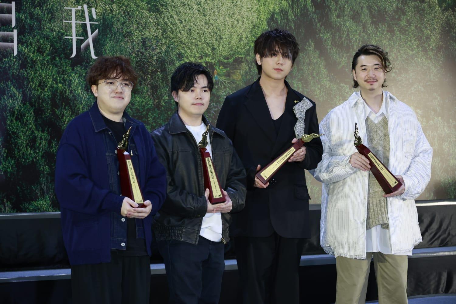 2023年度叱咤樂壇流行榜頒獎典禮,姜濤憑《濤》一曲勇奪今年「我最喜愛的歌曲」,MIRROR大熱奪「我最喜愛的組合」 。(資料圖片)