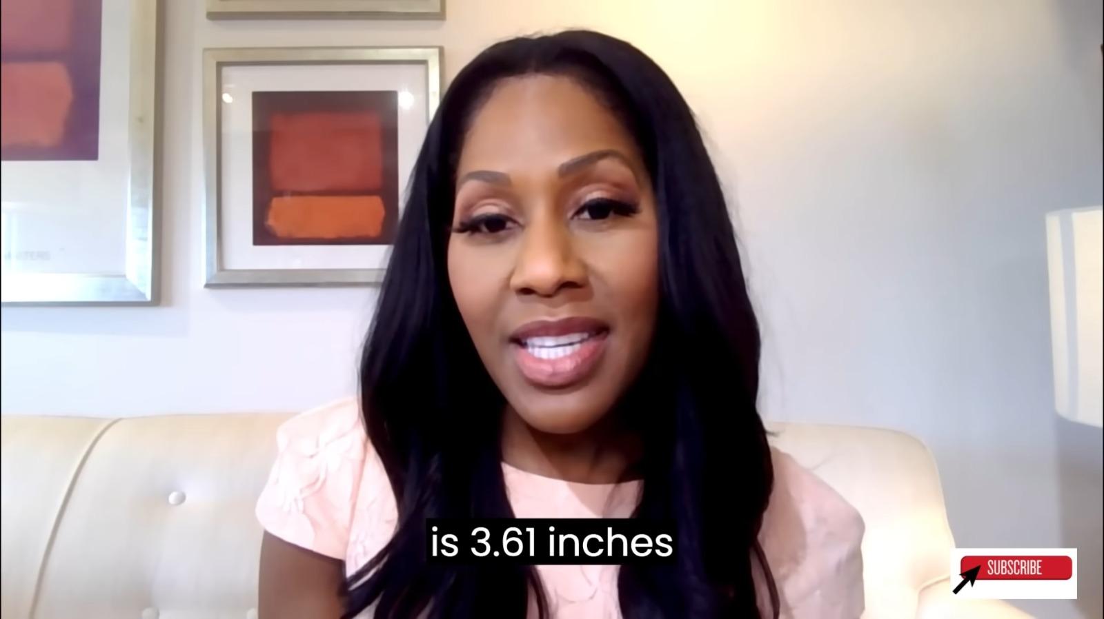 陰莖長度|女醫生公開「全球下體平均長度」,未勃起前平均長約3.61英吋(約9.1厘米)(影片截圖)