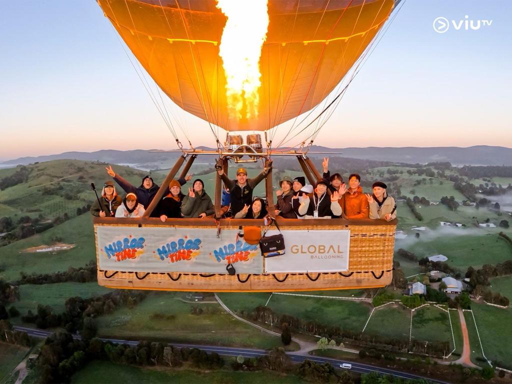 Tiger在《MIRROR Time》最難忘12子坐熱氣球升空看日出的景致。