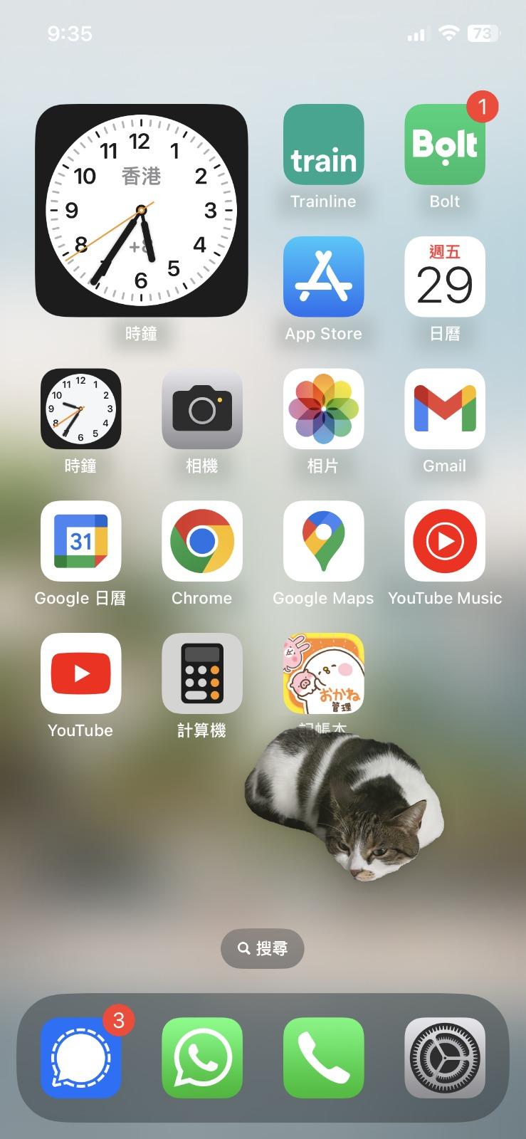 IOS用戶自製WhatsApp貼圖Sticker步驟︰長按主題並打開WhatsApp