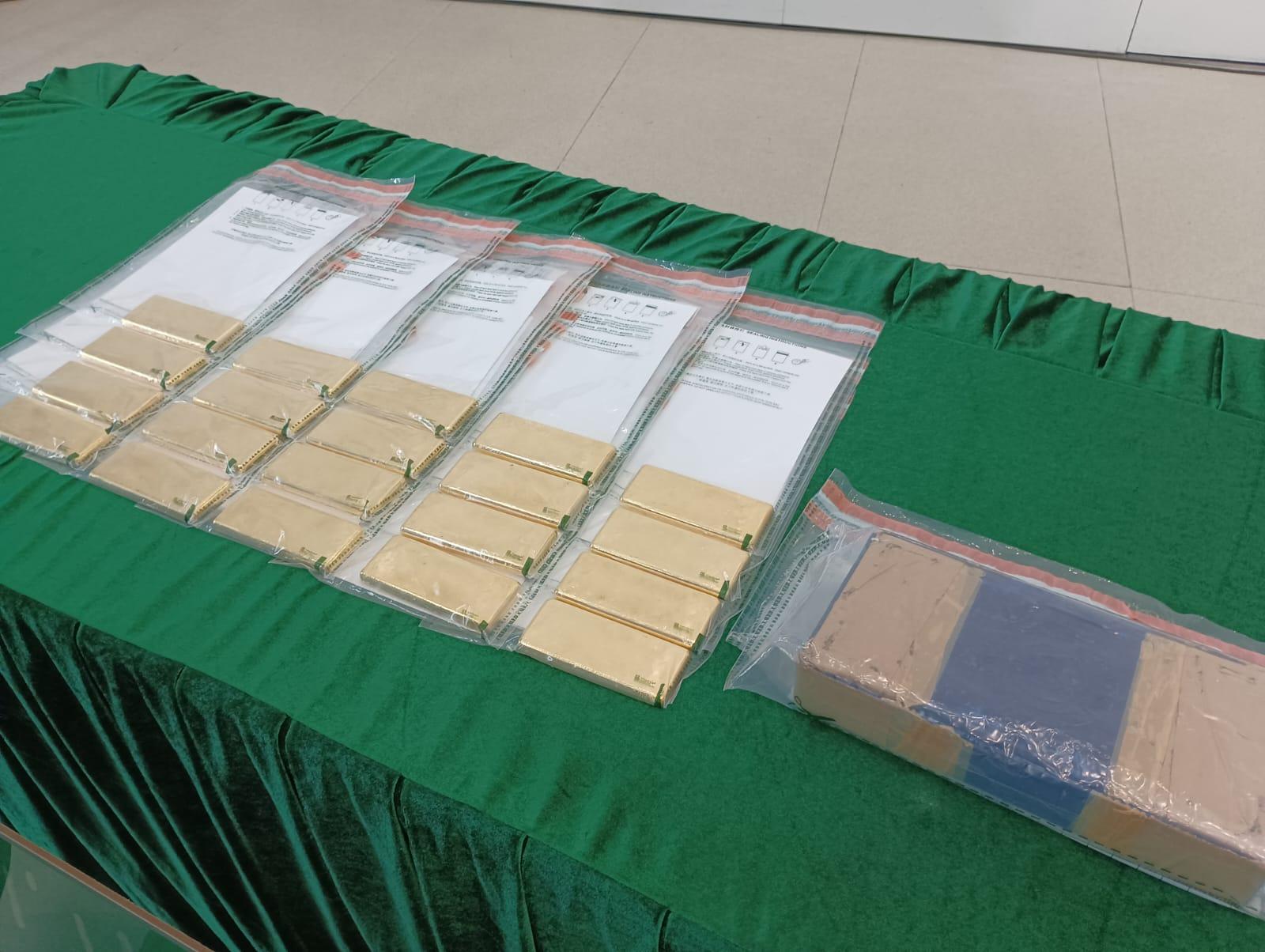 海關港珠澳大橋香港口岸檢市值千萬走私黃金 七人車32歲司機被捕