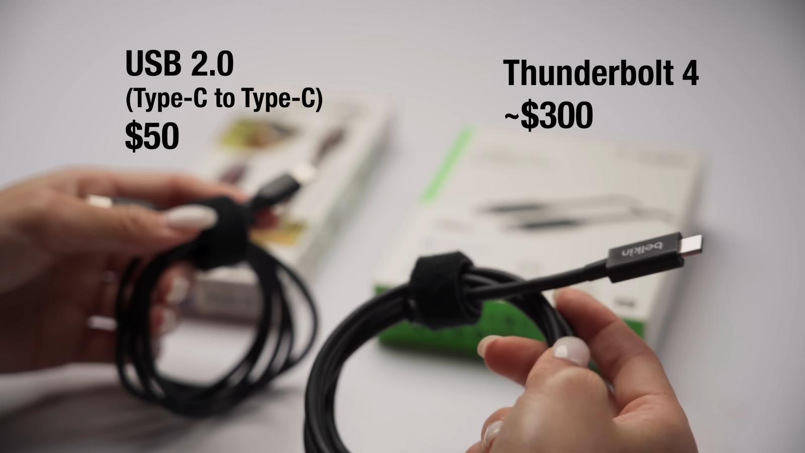 USB-C線,不同價錢規格不一樣,但不是說貴的就一定更好