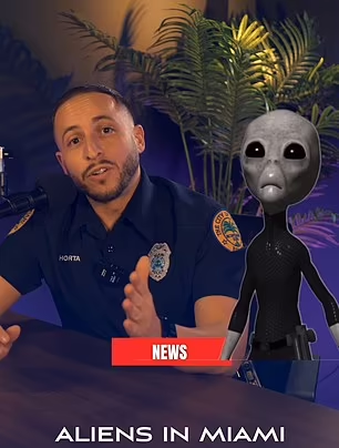 邁亞密警方拍片解畫。(互聯網)