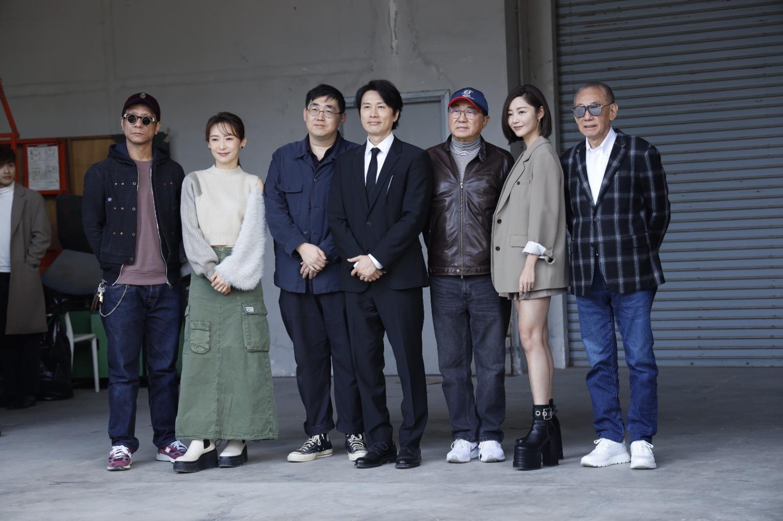 英皇新片《破·地獄》今日早上進行開鏡儀式。 (關樂欣攝)