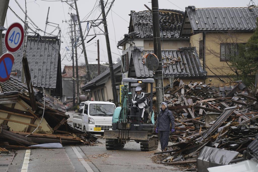 日本石川縣地震災情。(資料圖片)