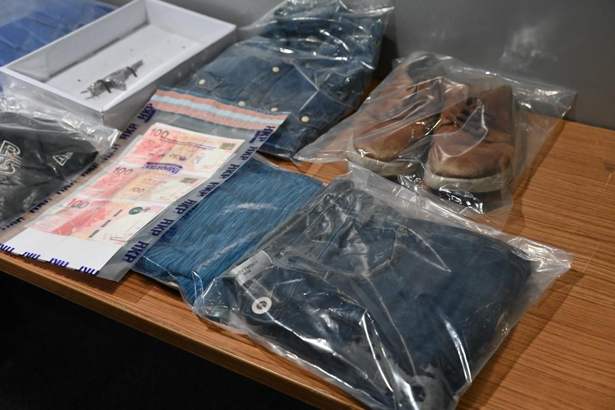 警方展示案中證物。