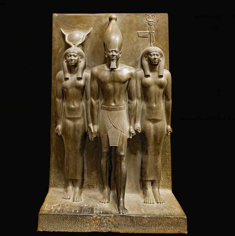 孟卡拉法老雕塑。(互聯網)