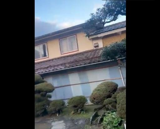 日本石川縣地震災情。(互聯網)