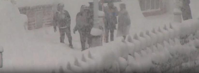 小樽市創紀錄降雪。(互聯網)