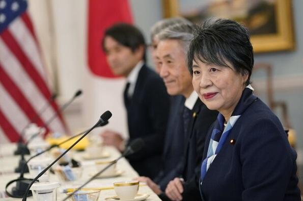 上川陽子表示會繼續做好外交工作。(資料圖片)