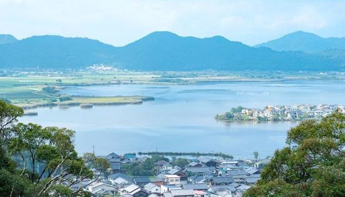 琵琶湖是滋賀縣著名景點之一。(互聯網)