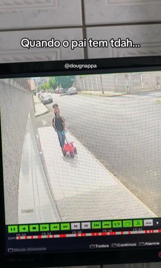 納帕講完電話,突然發現女兒「失蹤」。(互聯網)