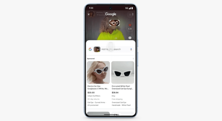 用戶在任何手機程式上按自己習慣圈出、標示、手寫、或點撃各種圖像、文字或影片資訊,就開始搜尋。