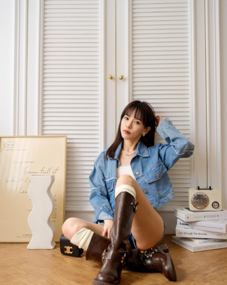 長榮最美空姐發發Instagram@piglettickle