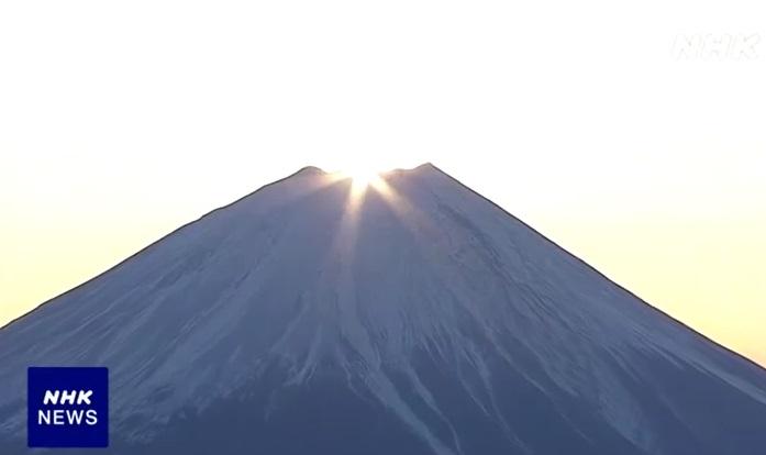 富士山日出。(互聯網)