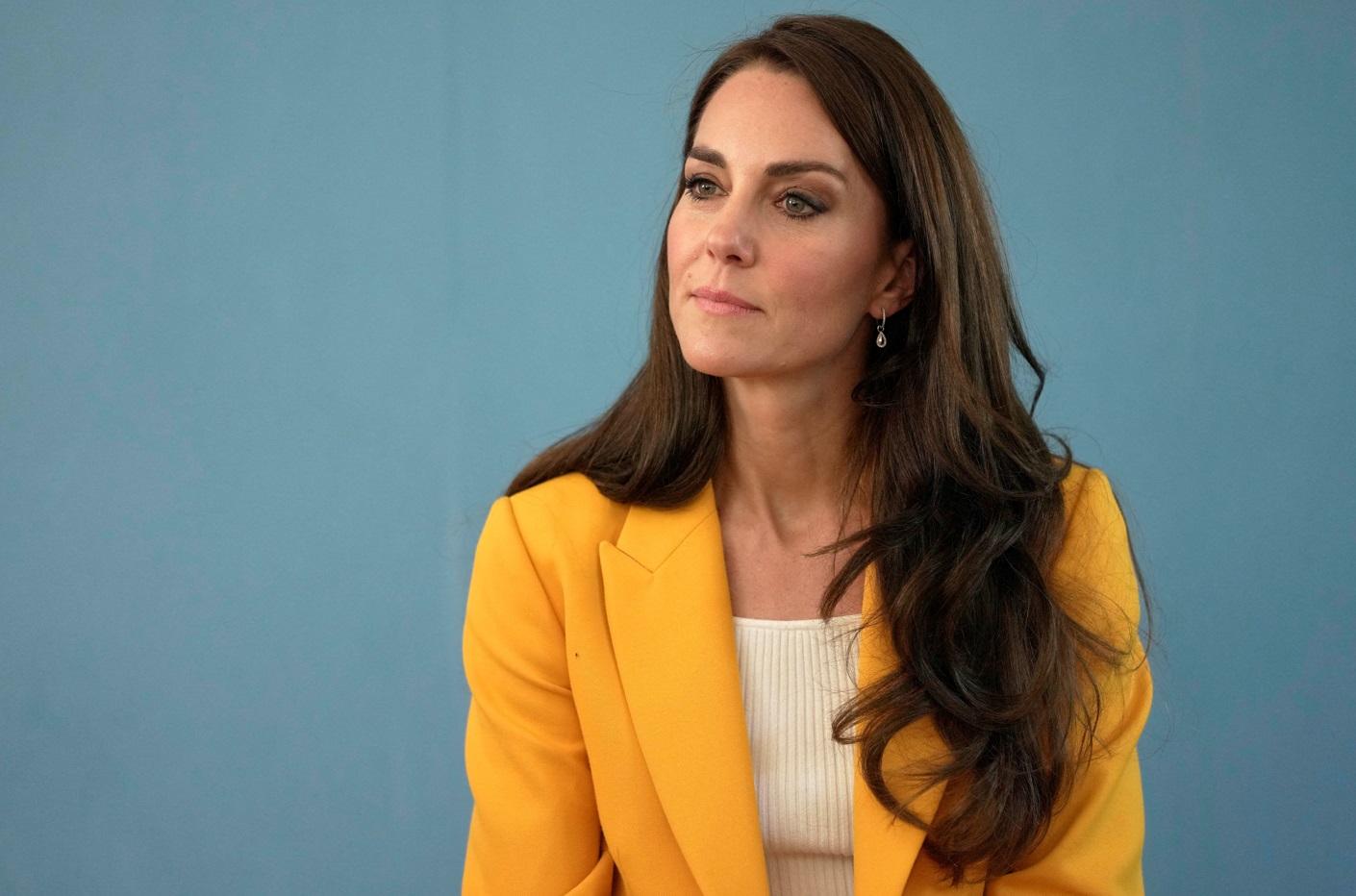 英國儲妃凱特入院接受腹部手術。(資料圖片)