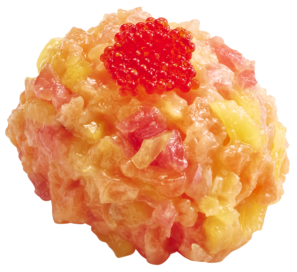 三文魚萩餅 12元