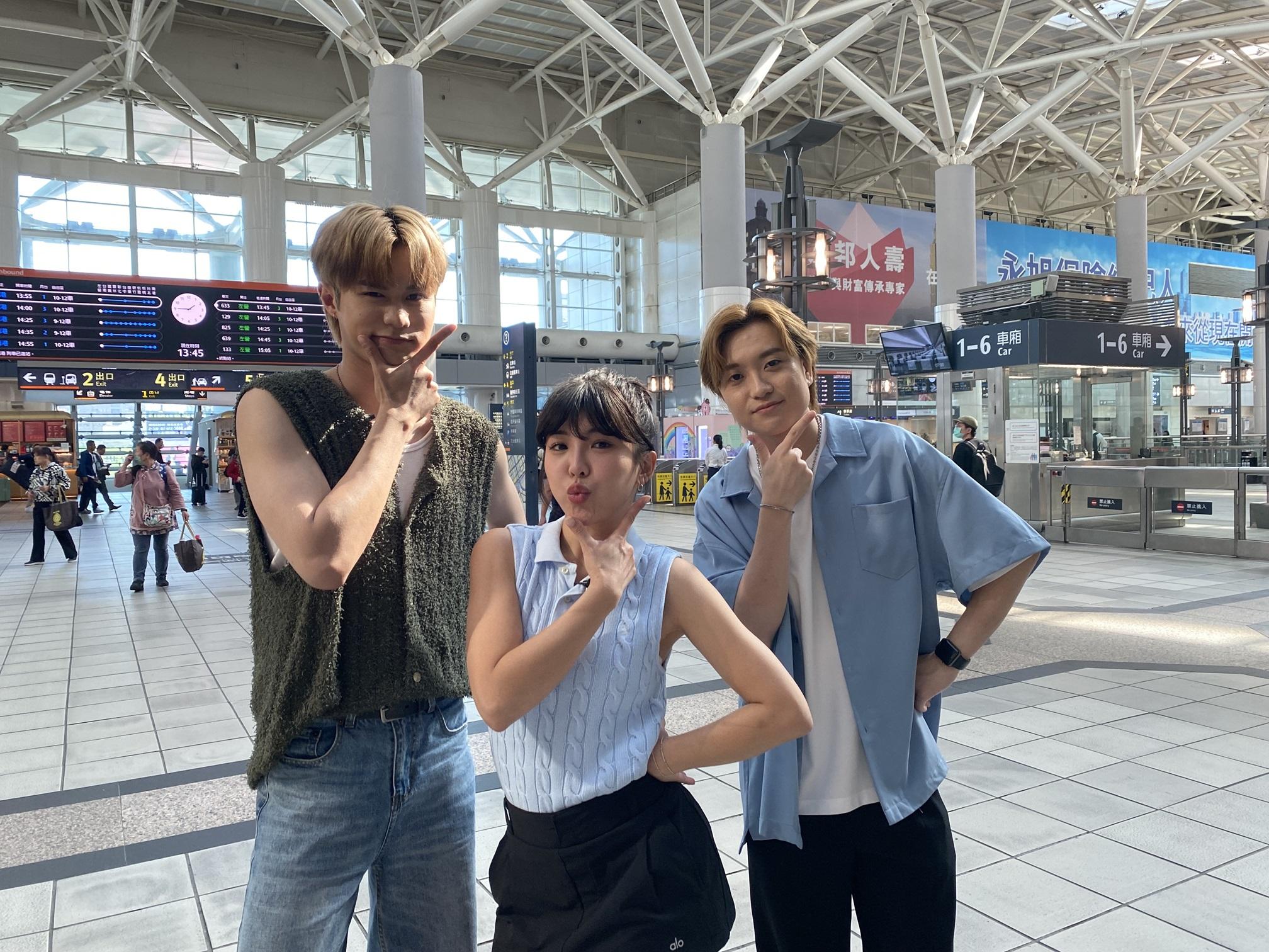 林躍翰 、壯壯、康志維。(《女神同行》劇照)