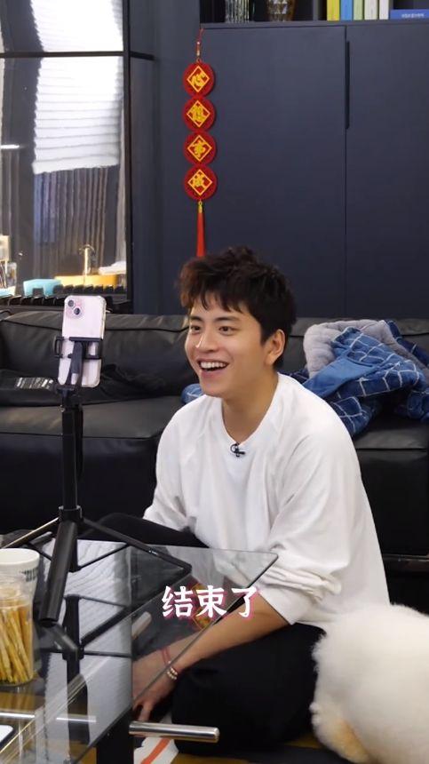 王大陸做運動只維持幾分鐘即宣布結束。