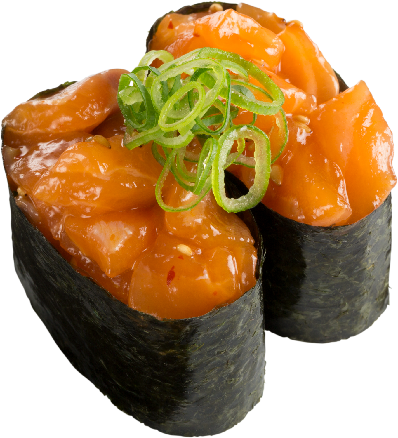 生拌三文魚軍艦 12元