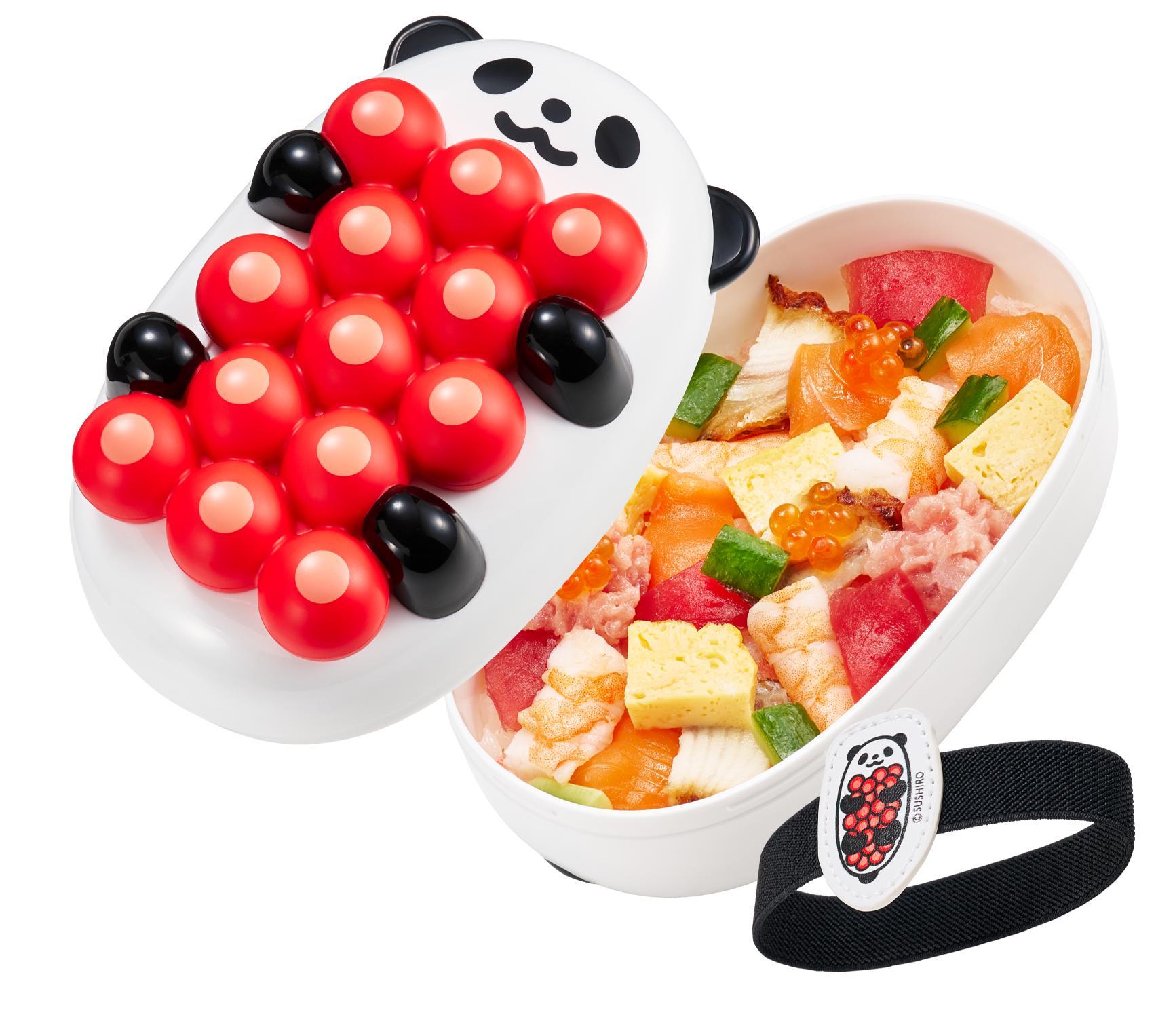 萌抱散壽司(三文魚子熊貓) 108元