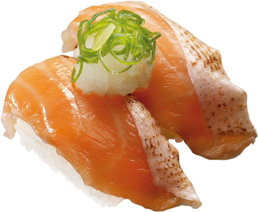 蘿蔔蓉炙燒三文魚腩 12元