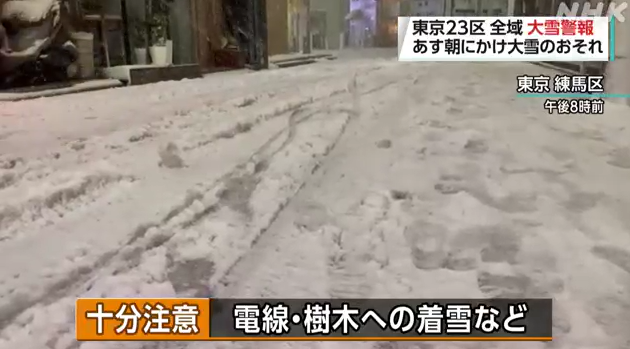 關東大雪|東京練馬區
