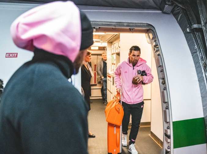 美斯昨日(6日)已隨國際邁阿密抵達日本,準備明晚(7日)在東京國立競技場與神戶勝利船友賽