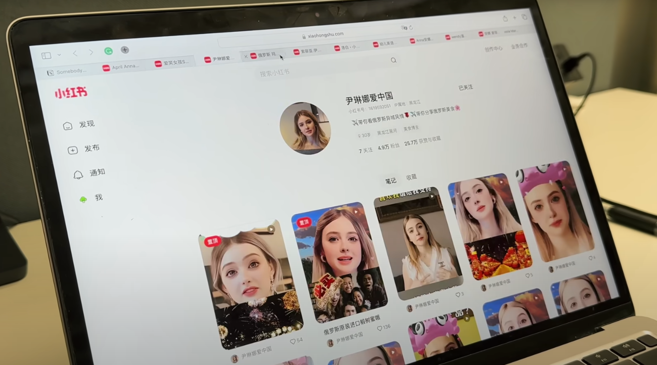 近日一名在內地多個社交平台自稱為俄羅斯女子,沒想到這一切都是「AI換臉」技術,被本尊、烏克蘭女子YouTuber發現後拍片揭露此事。