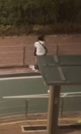 雙方一輪掙扎後,女友情緒似乎回復平靜,與男方有對話並攬實一分鐘,期間有途人路經為之側目,片段亦告完結(網上影片)