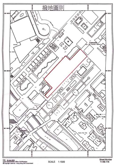 地政總署發出諮詢文件,擬撥地興建簡約公屋項目辦公室,用地位處啟德車站廣場中心。(網上圖片)