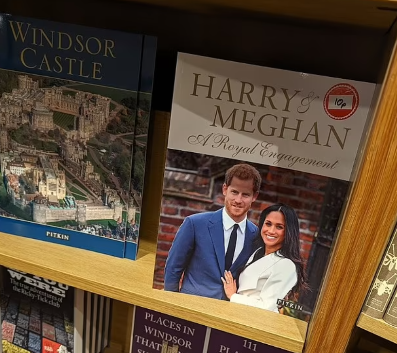 講述哈里梅根訂婚的書被賤賣。(互聯網)