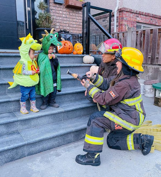 Christopher Won仍留醫,一家四口留在香港等待回家。Marie Hui IG圖片