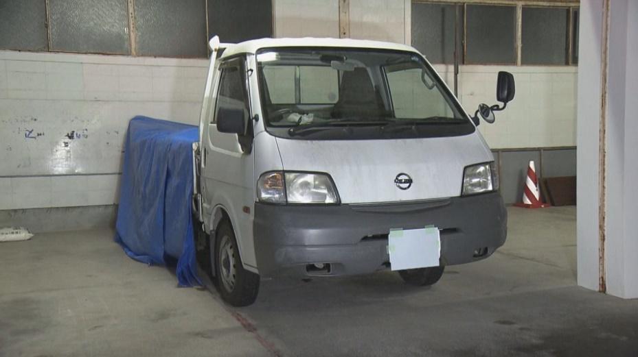 獺越幸雄與兒子犯案時所駕駛的卡車。(網上圖片)