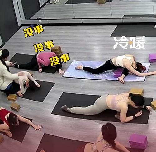 可聽到現場傳出響亮的「咔」聲,女生隨即發出淒厲慘叫。(微博)