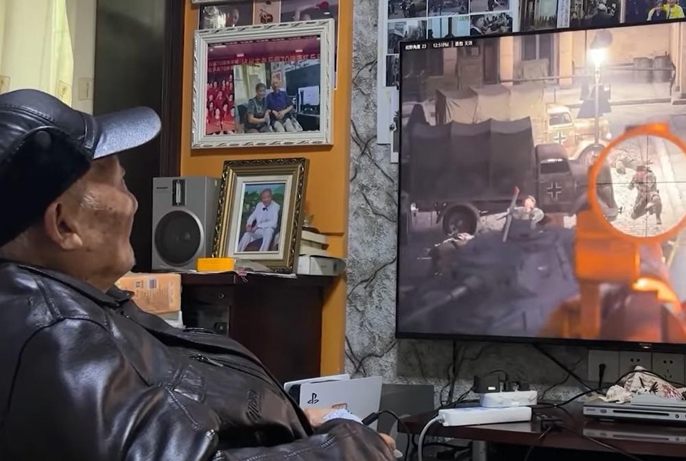 伯伯玩的遊戲亦逐漸發展成冒險類的《盜墓者羅拉》、《世界大戰》、《生化危機》、《狙擊手》以及推理類的遊戲。(網上圖片)