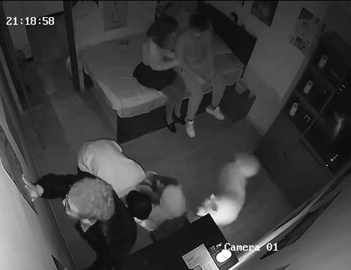 大白大搖大擺闖進房間吠叫了一聲,把玩家都嚇得驚聲尖叫縮在角落,又衝出房間。(微博)