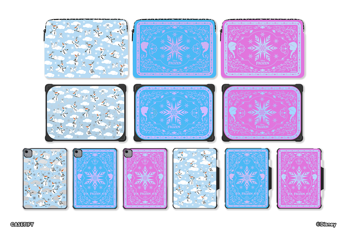 CASETiFY Frozen聯乘 Elsa、Anna、小白手機殼、手機繩、 MagSafe無線充電器、手機支架等配件施展冰雪魔法