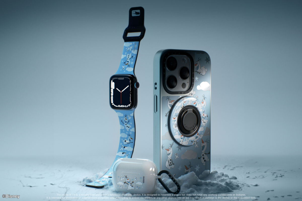 CASETiFY Frozen聯乘 Elsa、Anna、小白手機殼、手機繩、 MagSafe無線充電器、手機支架等配件施展冰雪魔法
