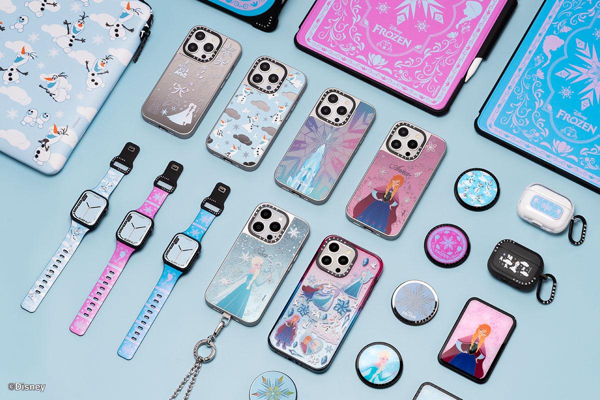 CASETiFY Frozen聯乘 Elsa、Anna、小白手機殼、手機繩、 MagSafe無線充電器、手機支架等配件施展冰雪魔法
