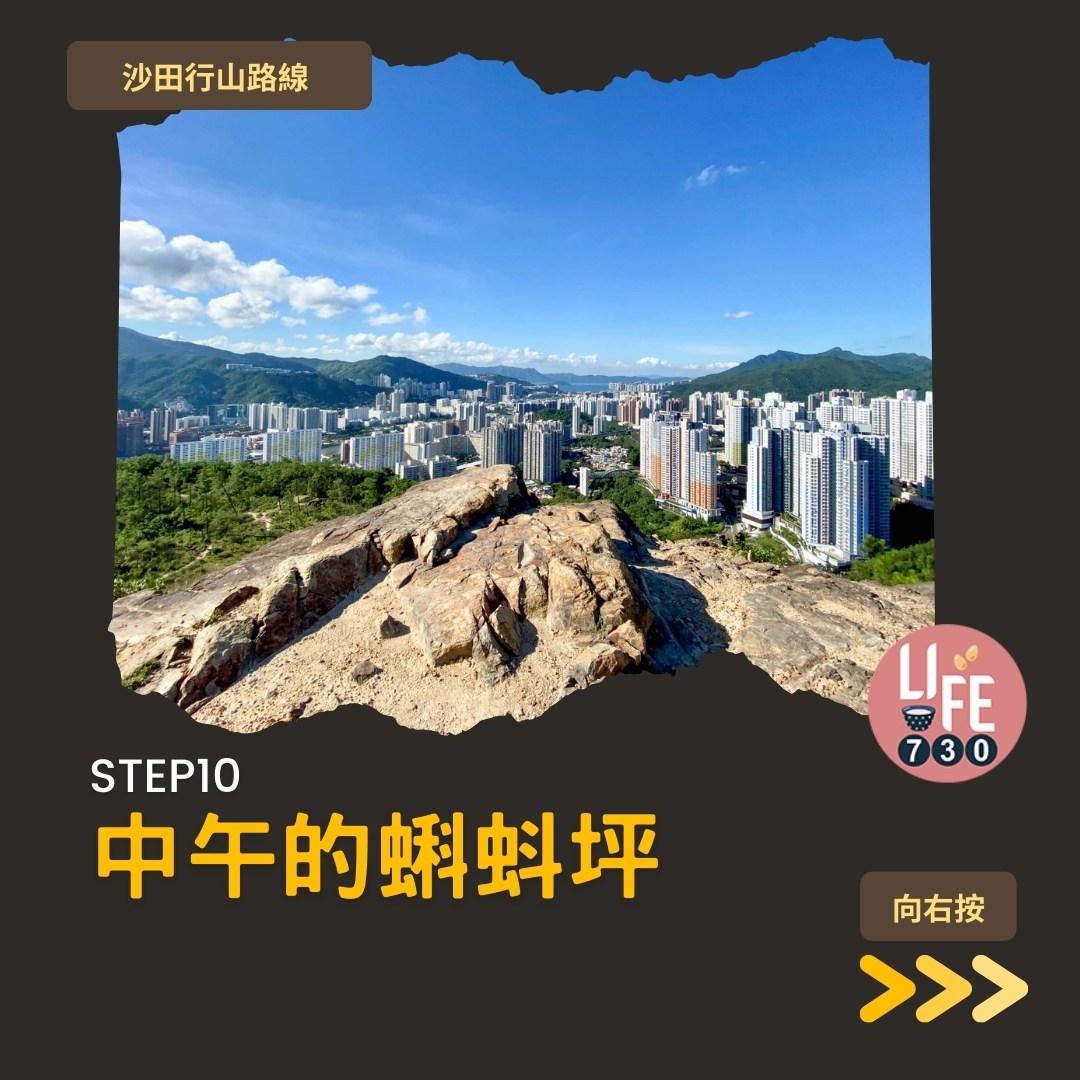 沙田行山|蝌蚪坪輕鬆登頂 周末拍拖親子樂好去處(am730製圖)