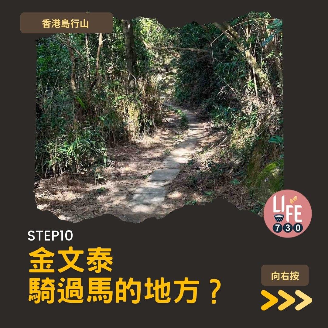 紅香爐峰睇日落︱金督馳馬徑 香港島行山路線(am730製圖)