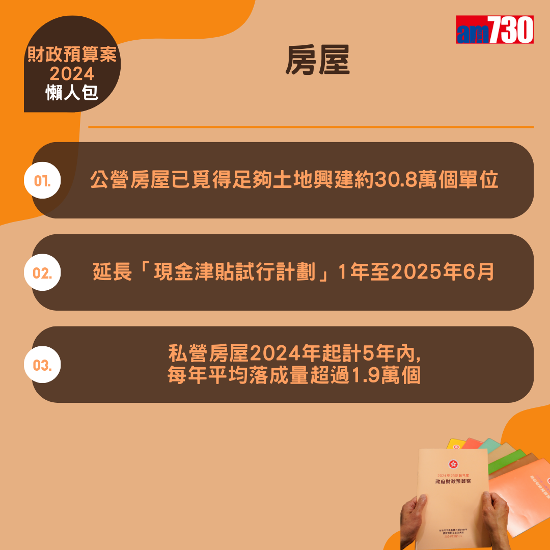 財政預算案2024懶人包(am730製圖)