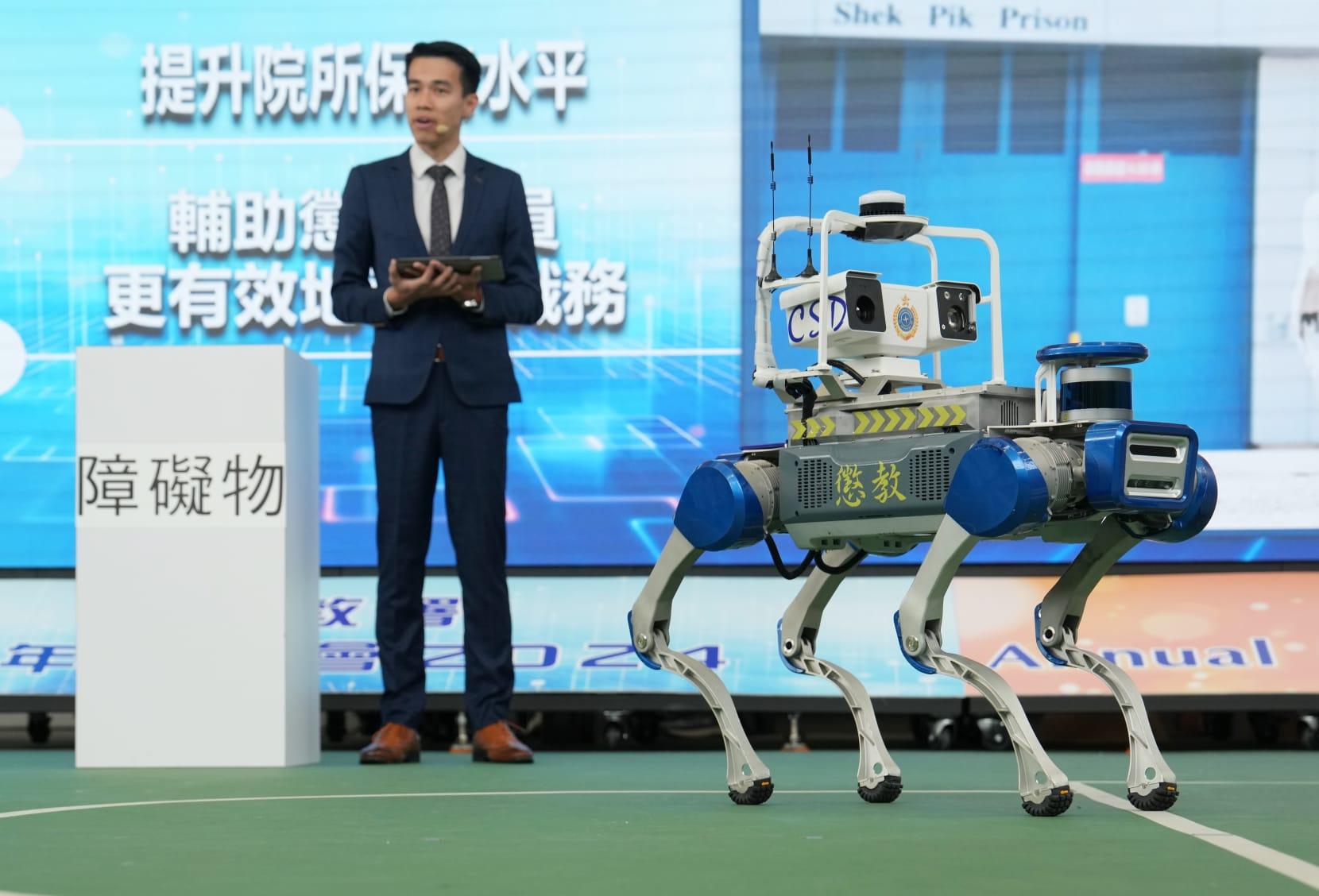 懲教署今舉行記者會,總結過去一年工作。