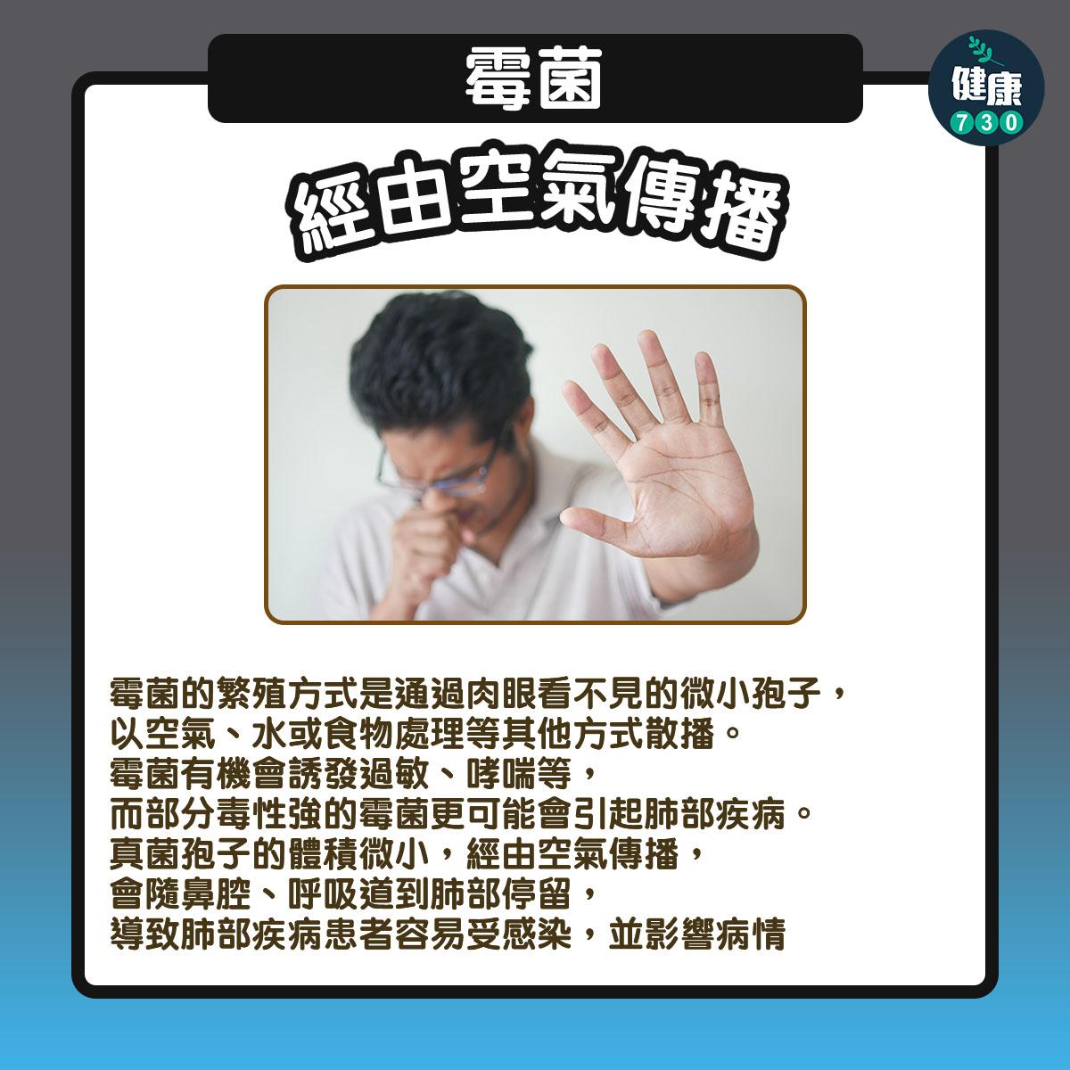 潮濕天氣或引起過敏及哮喘,預防霉菌方法(am730製圖)