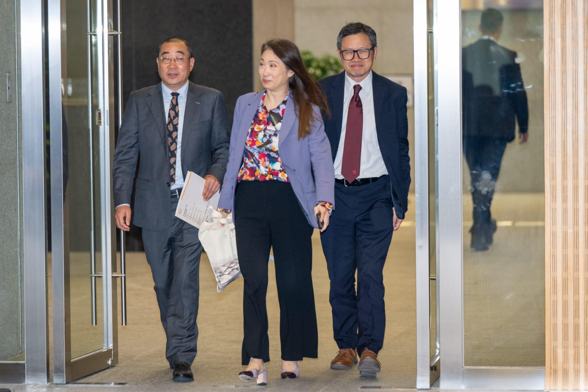 夏寶龍下午會見傳媒高層。(陳奕釗攝)