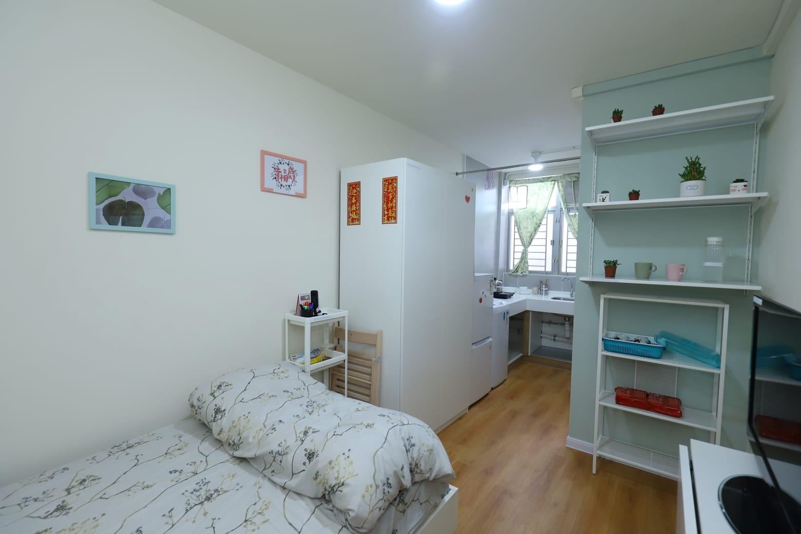 1至2人單位面積約140平方呎。(羅錦鴻攝)